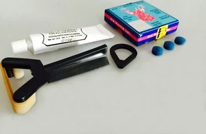 Tweeten Elk Master Pool Snooker Cue Tipping Kit 3 x 8mm Elkmaster Glue Tips +... - Imagen 1 de 4