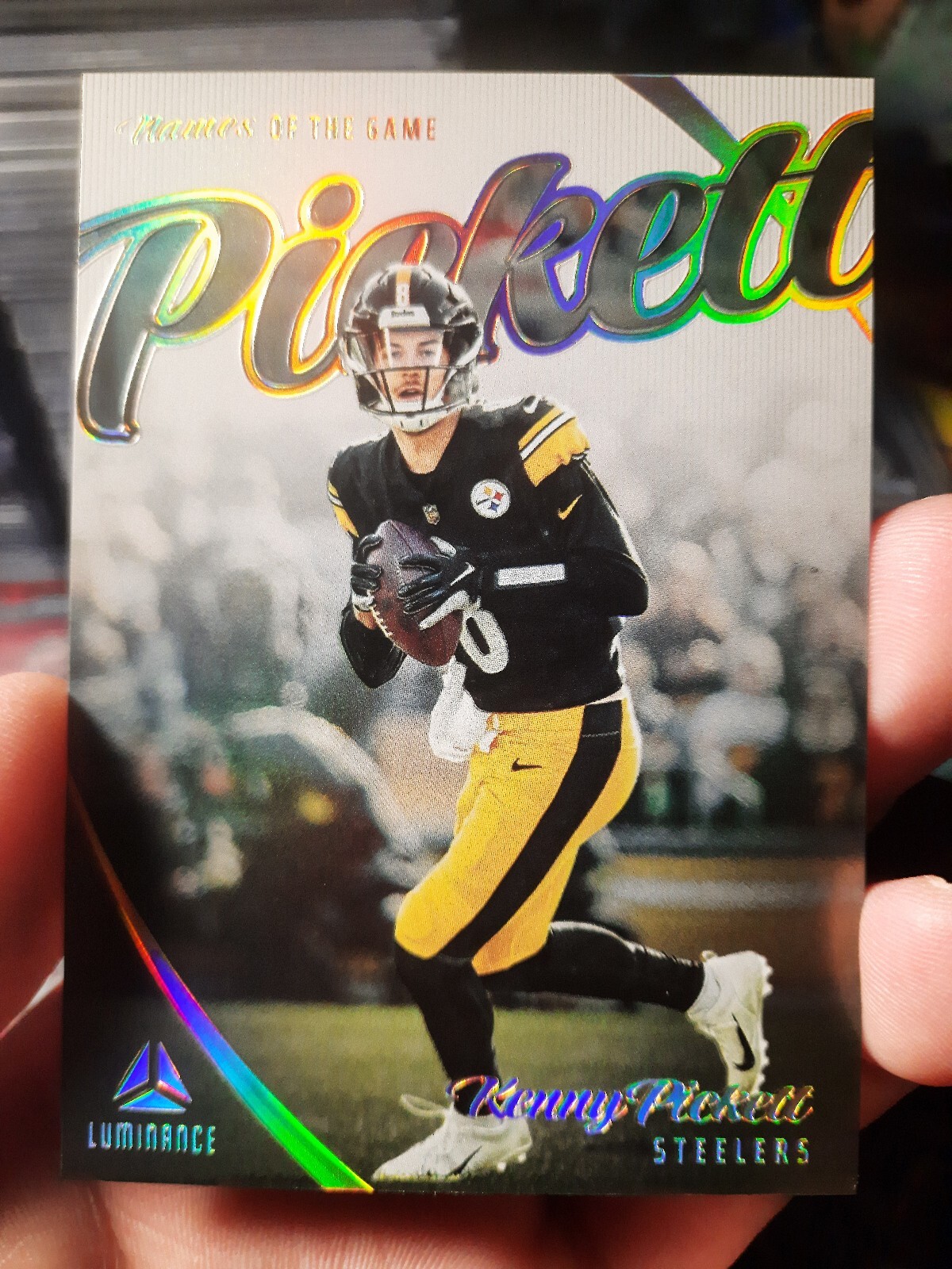 Kenny Pickett 2023 Luminance Names Of The Game SSP Case Hit Steelers MINT