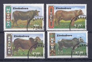 ZIMBABWE, 1997, CATTLE BREEDS, SG 938-41, FINE USED SET - Picture 1 of 1