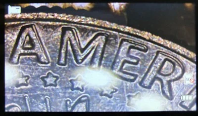 1988 P Kennedy Half Dollar Die Deterioration Doubling on Reverse - Brilliant Unc - Image 1 of 4