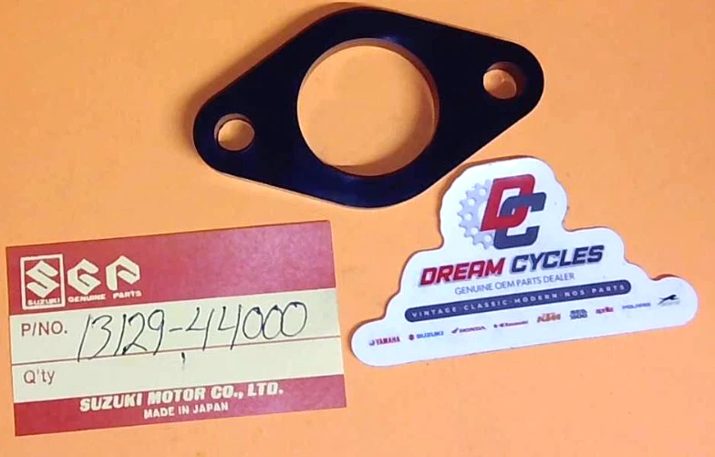 NOS Suzuki GS 400 Boquilla de admisión Filtro de aire Carburador Brida Adaptador 13129-44000 Foto 1 de 1