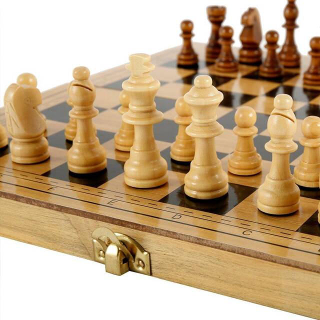 Creatov Chess Set - Chess Board Set for Adults Kids Chess Set Board Game  Set Wood Chess Set with Chess pieces Travel Chess Set