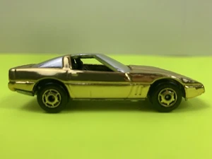 Auto d'epoca 1982 Hot Wheels Gold Chevy Corvette C4 pressofusa anni 80 cross-fire V8 - Foto 1 di 10