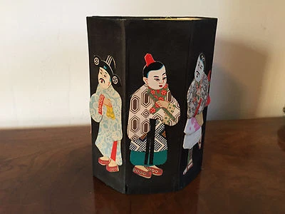 Cesta de basura de costura de muñecas chinas vintage exportación de inmortales Foto 1 de 4