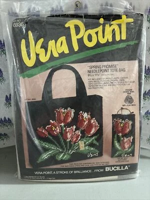 ONE Bucilla Vera Point Needlecraft Spring Promise Kit de Bolso 6936 Raro Nuevo Abierto Foto 1 de 4