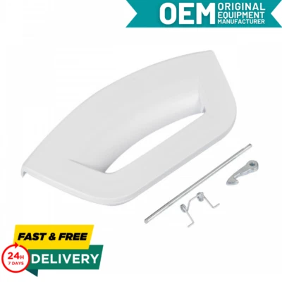 Hotpoint Washing Machine Door Handle Kit White AQUARIUS - Image 1 of 2