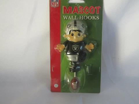 Las Vegas Raiders NFL Boy Mascot Wall Hooks Licensed to SC Sports Cover