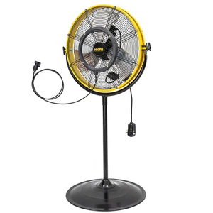 20 Inch Outdoor Misting Fan Pedestal Standing Base with IP44 Enclosed Motor - Picture 1 of 11