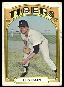 1972 Topps #783 Les Cain Detroit Tigers Very Good 54112 - Picture 1 of 2
