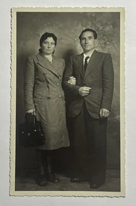 Foto postal real de relaciones de pareja italiana de Domenica Desantis señora Desantis - Imagen 1 de 3