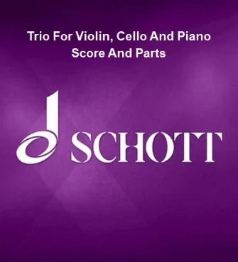 Trio For Violin, Cello And Piano Score And Parts - Image 1 of 1