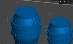 Resin Miniatures Medievil Barrels DND Scenery Wargame Resin 2 Größen 2 Stück - Bild 1 von 3