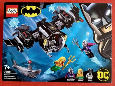 Lego 76116 Batman DC Heroes Batsub and the Underwater Clash Aquaman Raro BNISB Foto 1 de 4