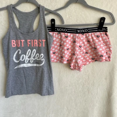 XOXO Juniors Boxer Shorts y Camiseta sin Mangas Pijama Conjunto para Dormir Talla Pequeña Foto 1 de 4