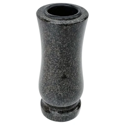 Grabvase Taille-medium 20cm Granit Nero Impala schwarz – robust & wet - Bild 1 von 3
