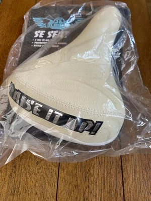 Bicicletas SE Racing BMX ¡Leise It Up! Sillín Asiento Acolchado Blanco NUEVO Foto 1 de 3