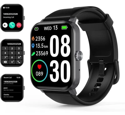 Smart Watch(Answer/Make Call), 1.85" HD Smartwatch for Men Women, 2025 Fitness T - Image 1 of 4