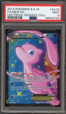 Pokemon Mew EX Legendary Treasures Radiant Coll. Full Art #RC24 PSA 9 Mint - Image 1 of 2