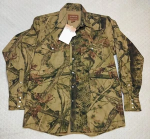 Forge Workwear Hemd Herren Med Camo Brushpopper Camo Western Pearl Snap Jagd - Bild 1 von 12
