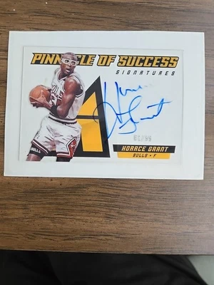 Tarjeta transparente autógrafa Horace Grant Pinnacle of Success 81/99 2013 #28 Foto 1 de 2