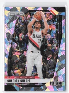 2024-25 Panini Prizm Shaedon Sharpe #144 Ice Prizm Portland Trail Blazers - Picture 1 of 2