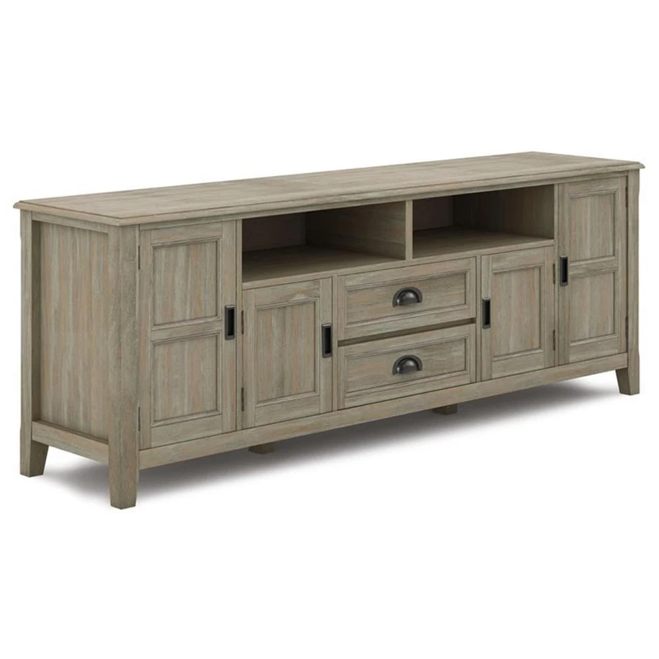 Burlington 72 Inch TV Media Stand for TVS up to 80 Inches