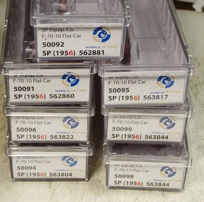 Southern Pacific 53' GSC Flatcar F-70-10 #562881, Wheels of Time, New in Box - Image 1 of 4