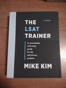 LSAT Trainer Self-Study Guide Self-Driven Student Mike Kim 3rd Edition Unused - Picture 1 of 16