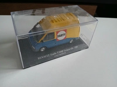renault trafic T1100 fourgon tôlé 1989 court surelevé darty col renault  1/43 - Photo 1/4