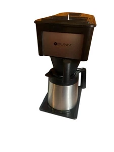 Bunn Coffee Maker Thermofresh BTX-B 10 Cup Black Stainless Steel Carafe Silver - Picture 1 of 3