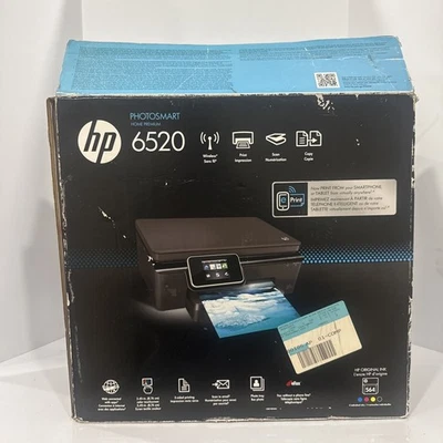 HP Photosmart Home Premium 6520 e-All-in-One Printer Brand New Sealed Open Box - Image 1 of 4