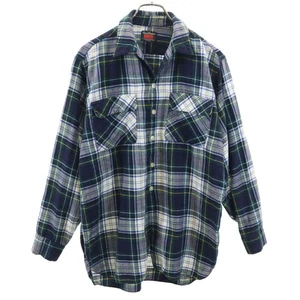 Camicia Deacon Brothers anni 60 70 vintage modello quadri manica lunga colletto aperto... - Foto 1 di 8