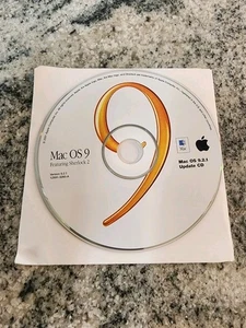 Vintage 2001 Apple Mac OS 9 featuring Sherlock 2 Version 9.2.1 Update CD - Picture 1 of 2