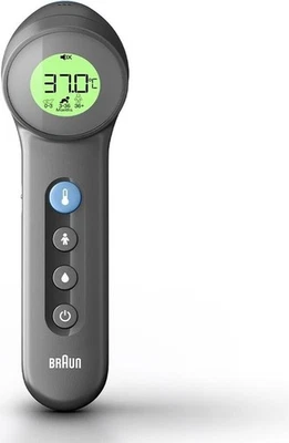 Braun Stirnthermometer BNT400B LCD-Display No Touch + Touch Stirnmessung - Bild 1 von 3