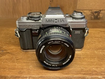 *Rare Silver : Exc+4* Minolta X-700 Film Camera MD Rokkor 50mm F/1.4 From Japan - Image 1 of 4