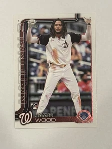 2025 Topps Series 1 - James Wood Companion Card RC #CC-17 - Super Box Exclusive. - Picture 1 of 2
