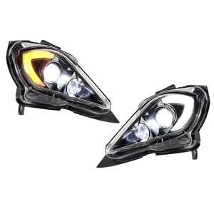 1Pair LED Headlights For YAMAHA RAPTOR 250 350 700 YFZ 450R Wolverine 2006-24 - Picture 1 of 11