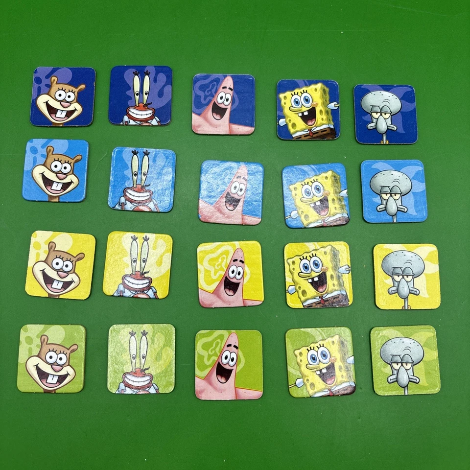 2011 Hasbro Bob Esponja Calça Quadrada Yahtzee Jr Peça de Reposição - 20 Fichas de Pontuação - Imagem 1 de 1