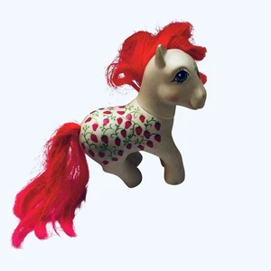 Vintage Hasbro My Little Pony Sugarberry Pony 1987 Original Hong Kong Strawberry - Bild 1 von 8