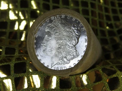 20 monedas UNC BU dólar Morgan camafeo 1880 final / CC FINAL BESTVER #4070 Foto 1 de 4