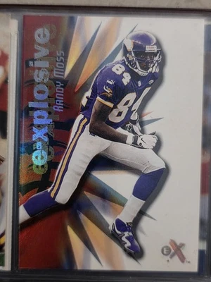 Randy Moss 2000 Fleer E-X eXplosive Insert #7 HOF Vikings Rare Foil SP 🔥 - Image 1 of 3