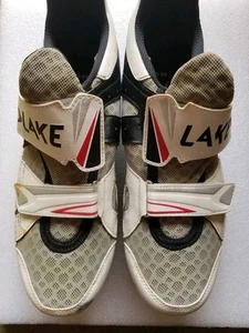 Lake TX222 Fahrradschuhe für Triathlon: Weiß Herren 13 gebraucht EU 48 - Bild 1 von 5