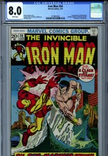 Iron Man #54 (1973) Marvel CGC 8.0 White 1st Appearance of Moondragon!