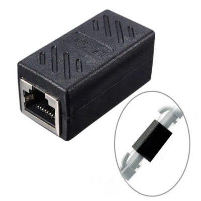 STP RJ45 Female - Female Lan Connector Ethernet Network Cable Extension Adapter - Image 1 of 4