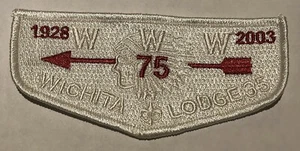 OA Lodge 35 Wichita solapa como nueva Texas 75 años 2003 BC1 - Imagen 1 de 1