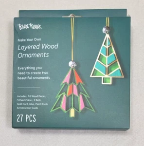 Nuevo Kit de Adorno de Árbol de Navidad de Brea Reese Dos en Caja Hágalo usted mismo Vacaciones E - Imagen 1 de 4
