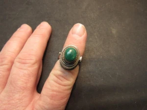 Vintage STERLING Silver POISON RING - Picture 1 of 12