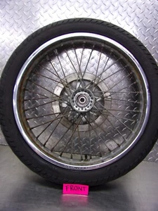 802 A SUZUKI SAVAGE LS 650 S40 2011 OEM FRONT WHEEL - Picture 1 of 8