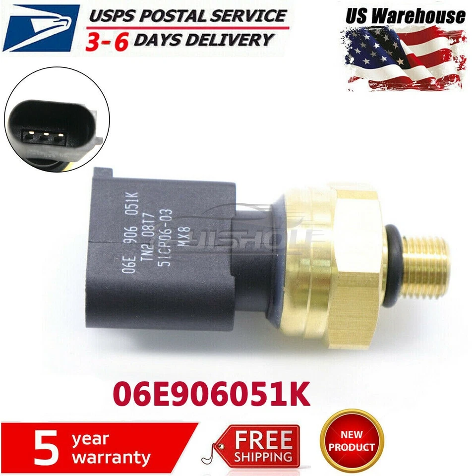 Sensor de baja presión de combustible para VW Jetta Passat GTI 05-09 Audi A4 Quattro 2,0 L Foto 1 de 4