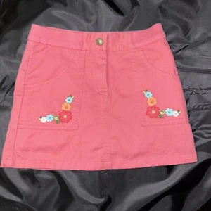 Gymboree Tropical Garden koralle Denim Rock Skort Größe 5 2008 - Bild 1 von 12